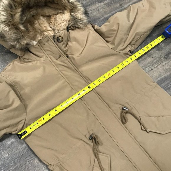 NWT Levi's Women Faux Fur Lined Hooded Parka Jacket Size Medium $225 LW7RP625 - Picture 11 of 12